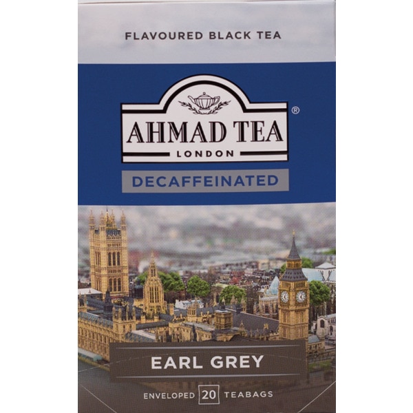Chá Preto Earl Grey Descafeinado 20 unidades