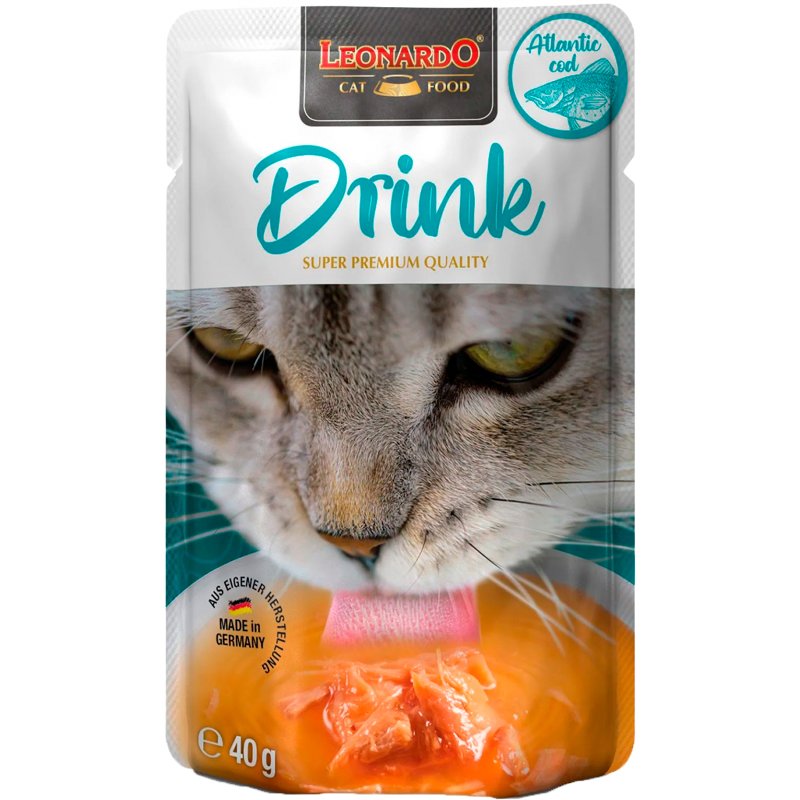 Alimento Húmido Para Gato Drink Bacalhau 40 g