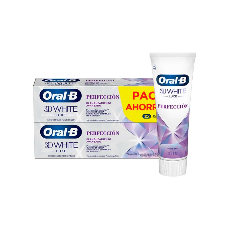 Pasta Dentifrica 3D White Luxe 2X75 ml 2 unidades