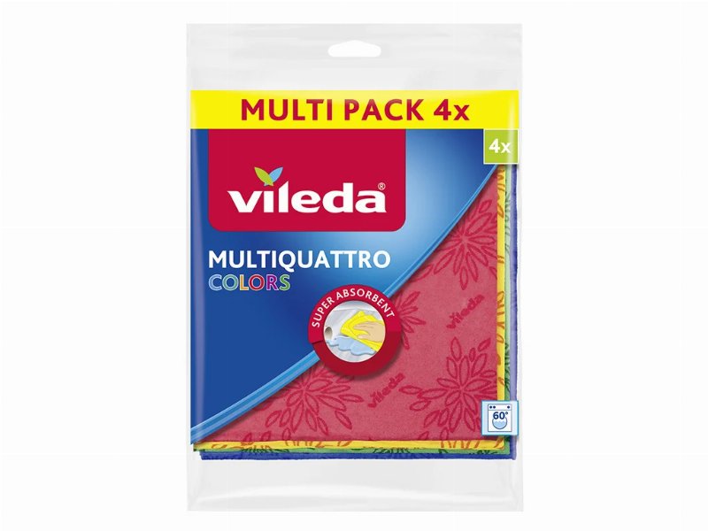 Pano Vileda Multiusos Multi Quattro Colors 4Un