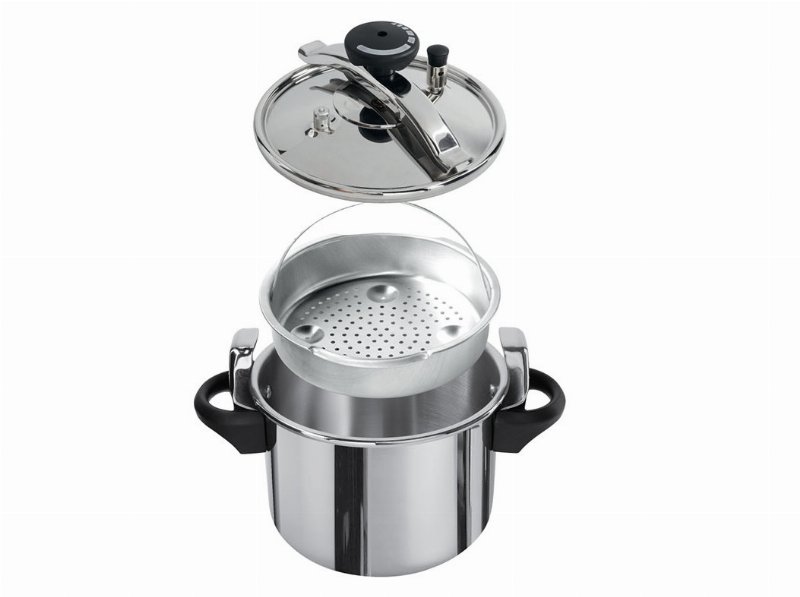Panela De Pressão Actuel Inox Apta Para Indução 10 l