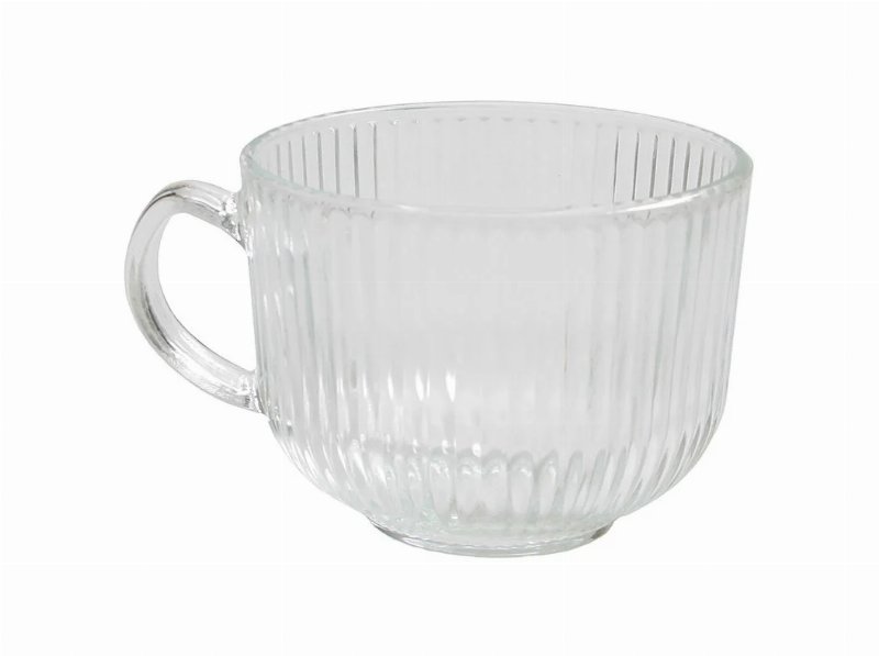 Caneca De Vidro Actuel Relevo 40 cl 13X10.4X8Cm