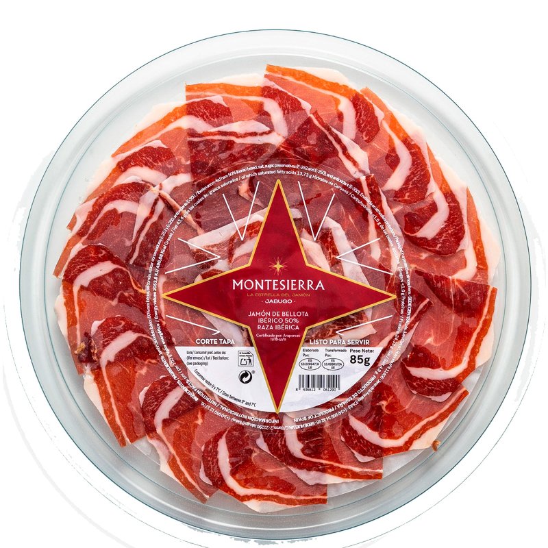 Presunto De Bolota Fatiado 50% Ibérico 85 g