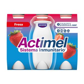 Iogurte Líquido Defesa Morango Actimel Danone 600 gr (6 Un)