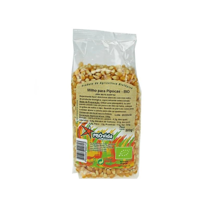 Milho Para Pipocas Bio Próvida 500 g