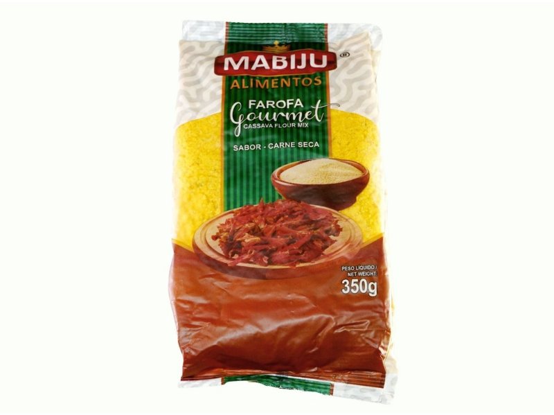 Farofa Pronta Mandioca Mabiju Carne Seca 350 g