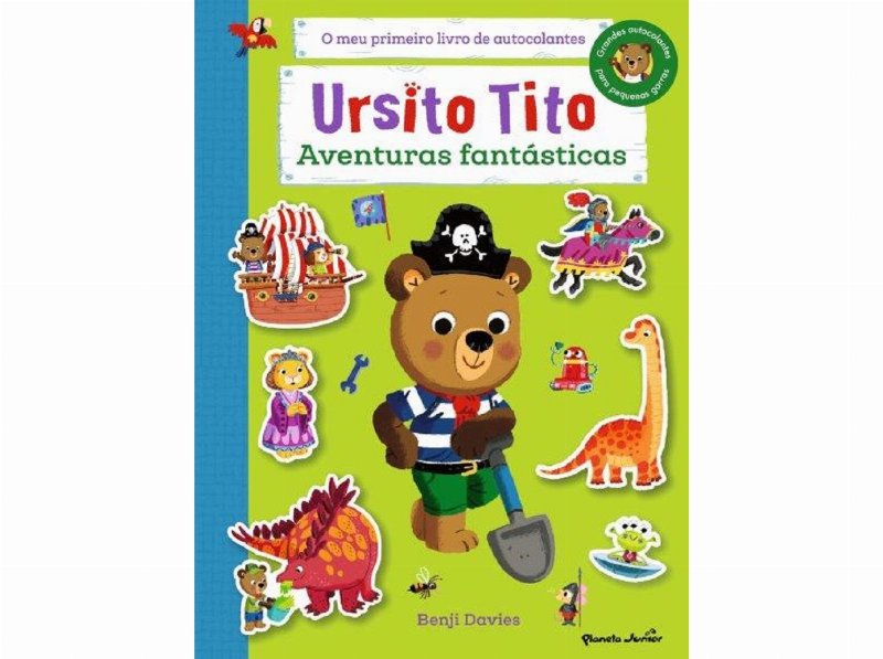 Livro Ursito Tito - Autocolantes Aventuras Fantásticas