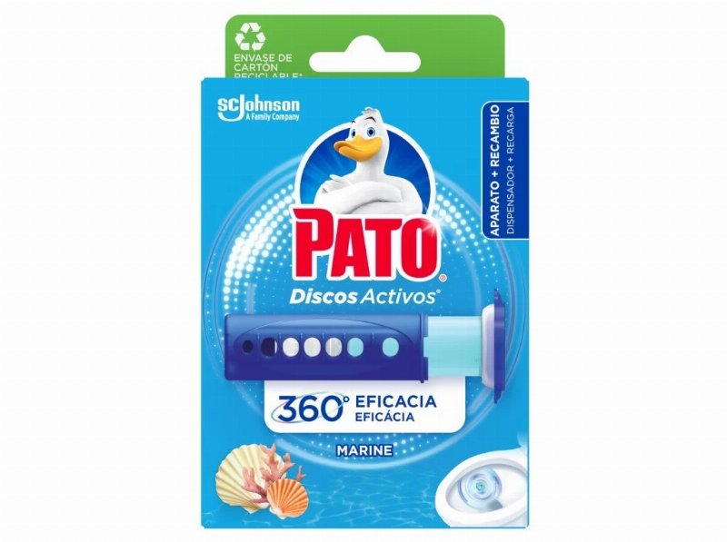 Bloco Pato Sanitário Discos Áctivos Apa Frescura Marinho 36 ml