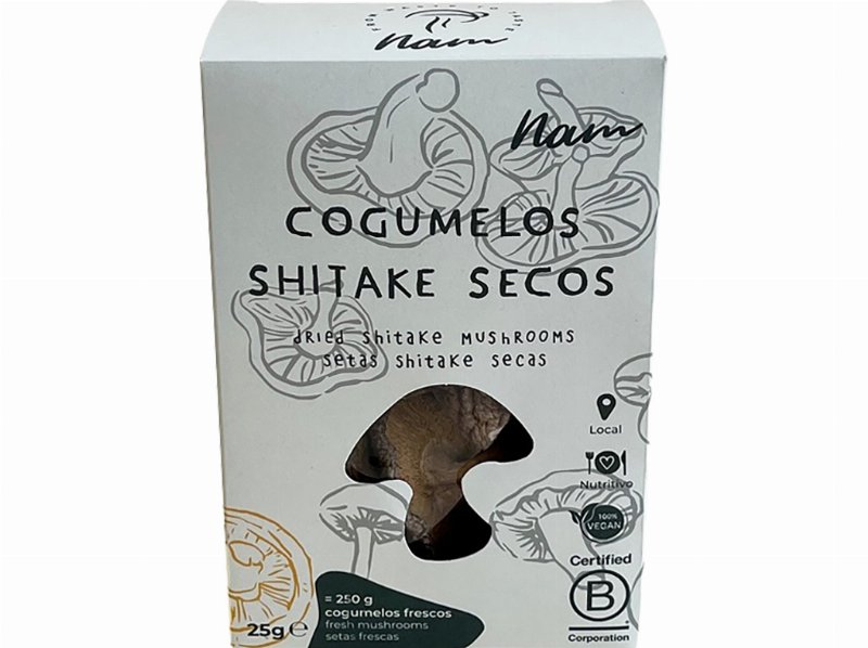 Cogumelos Shitake Nam Desidratados 25 g
