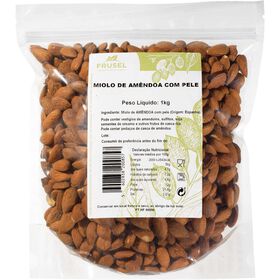 Miolo De Amêndoa Com Pele Frusel 1 kg