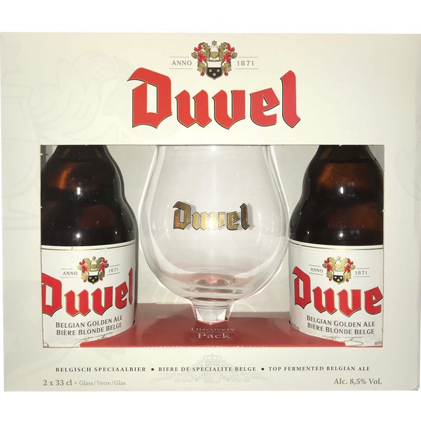 Cerveja Da Bélgica Pack 2 + Copo 33 cl