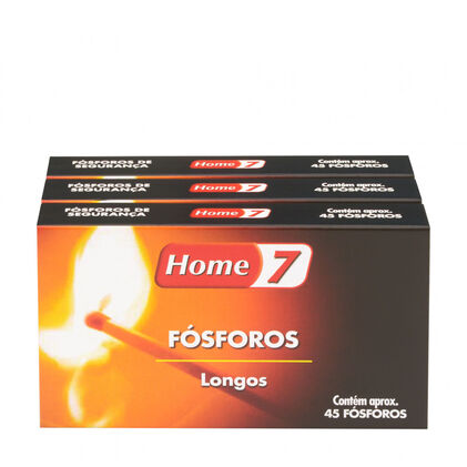 Fósforos Longos Home 7 3Un