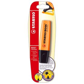 Sublinhador De Tinta Laranja Fluorescente Stabilo