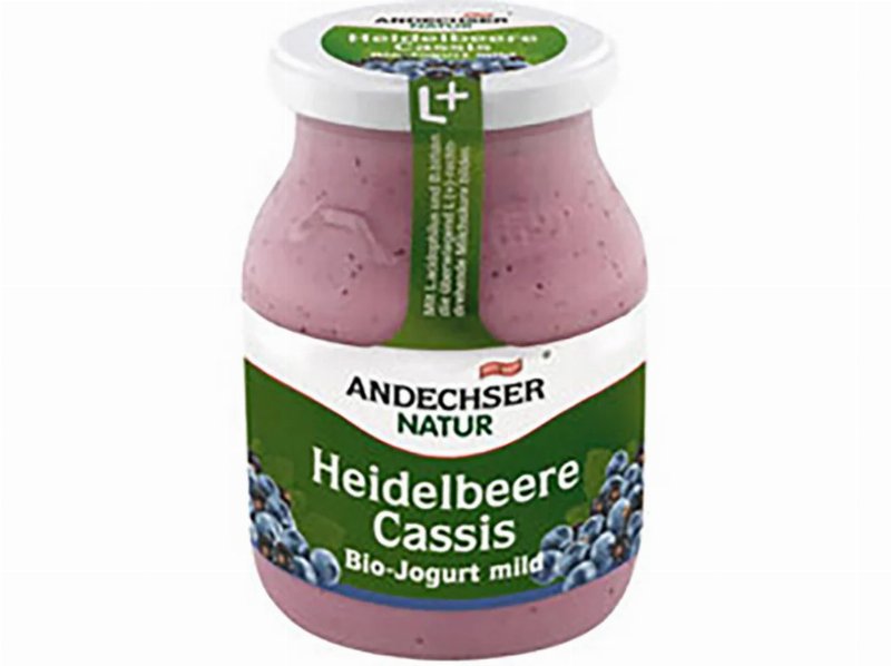 Iogurte Andechser Biológico Mirtilo E Cassis 500 g