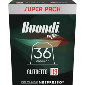 Cápsulas De Café Ristretto Int 13 Buondi 36 Un