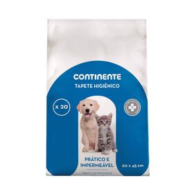 Tapete Higiénico De Educação Básico 60X45 Cm Continente 20 Un