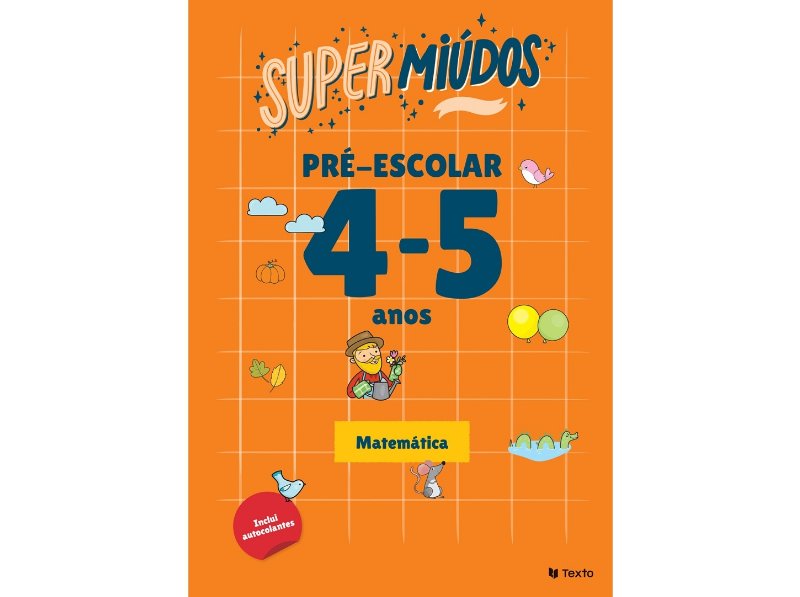 Livro Supermiúdos - Pré - Escolar 4/5 Anos Matemática
