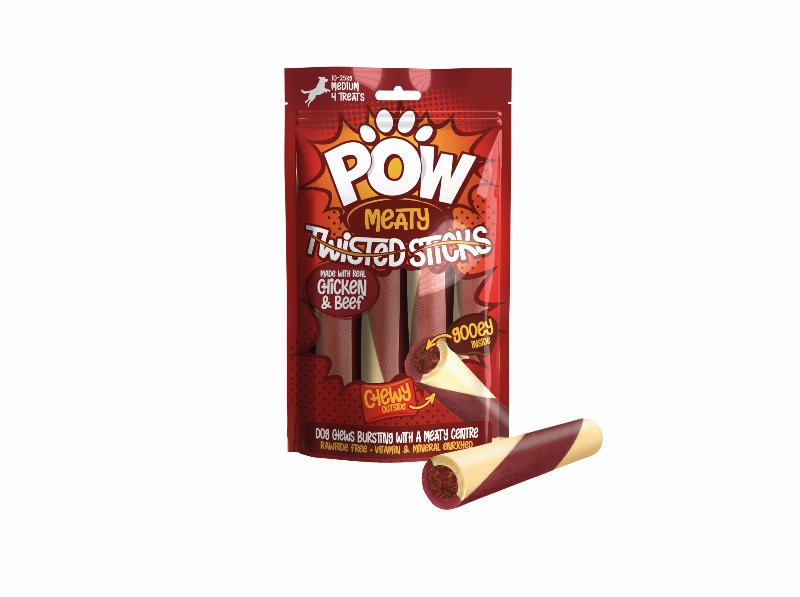 Snack Cão Pow Sticks Torcidos 200 g