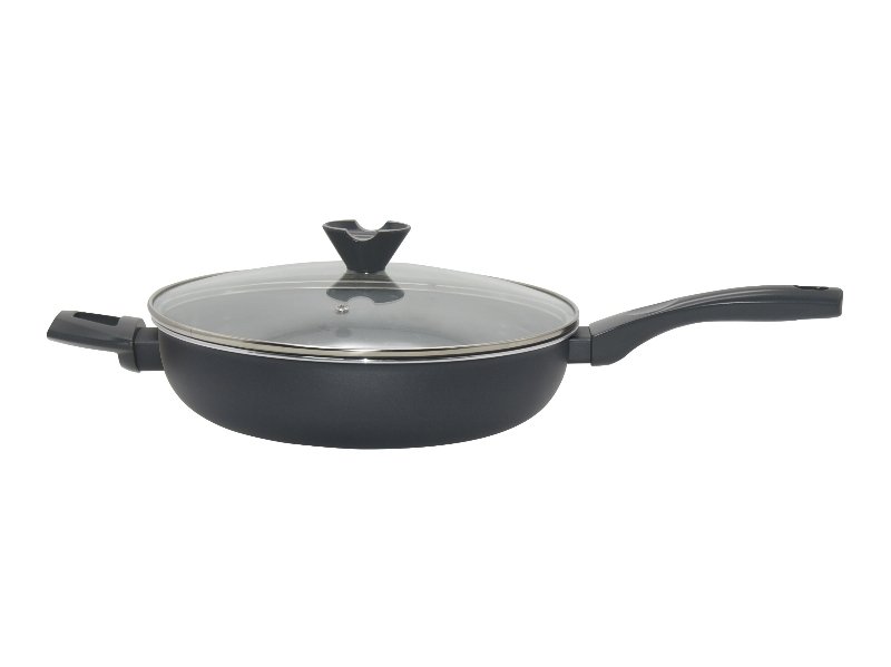 Frigideira Com Tampa Actuel Alumínio Reciclado Revestimento Cerâmico 28Cm