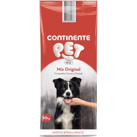 Ração Para Cão Croquetes Carne E Cereais Continente Pet Basic 10 kg