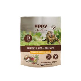 Ração Para Gato Adulto Natural Sem Cereais Frango Uppy Natur 400 g