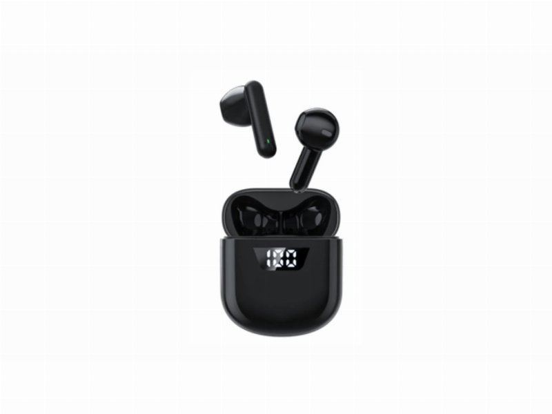 Auriculares Sem Fios Qilive Q.1342 Led Screen Preto