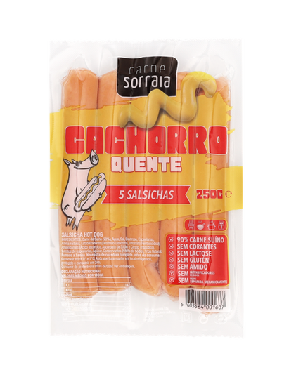 Salsichas Para Hot Dog Sorraia 0.25Kg