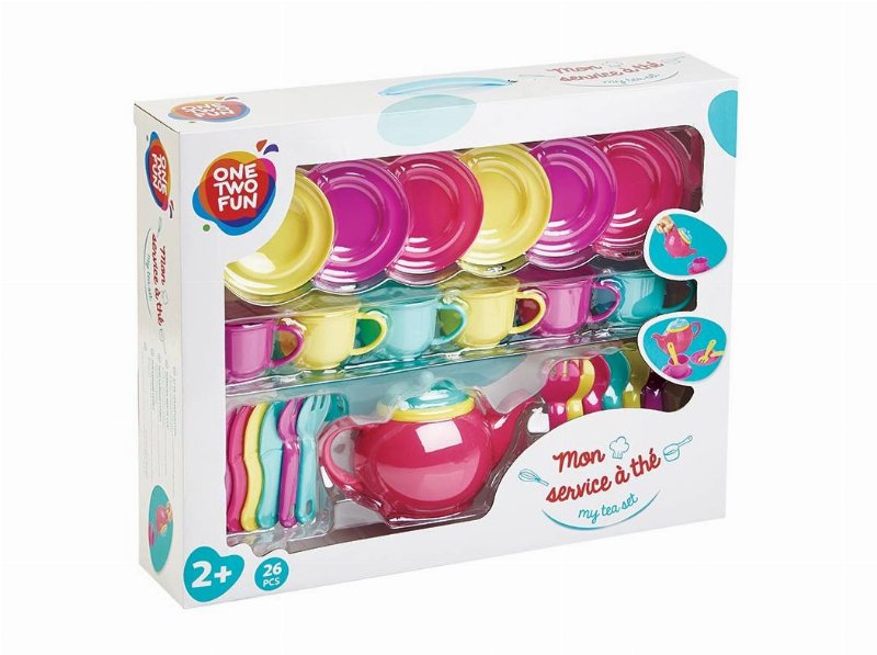 Conjunto De Chá One Two Fun 26 Peças