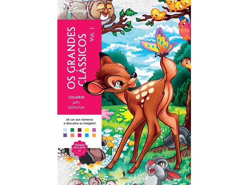 Livro Colorir Por Números - Os Grandes Clássicos Vol. I
