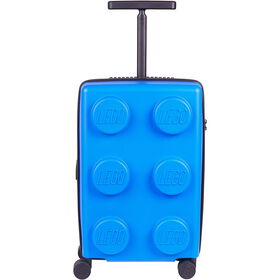 Mala De Cabine Extensível 4 Rodas Azul Brick Lego