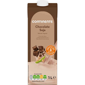 Bebida Vegetal De Soja E Chocolate Continente 1 Lt