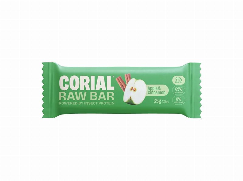 Barra Tenebrio Portugal Bugs Proteica Maçã E Canela 35 g