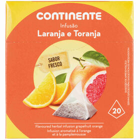 Infusão Laranja E Toranja Pyramid Saquetas Continente 20 Un