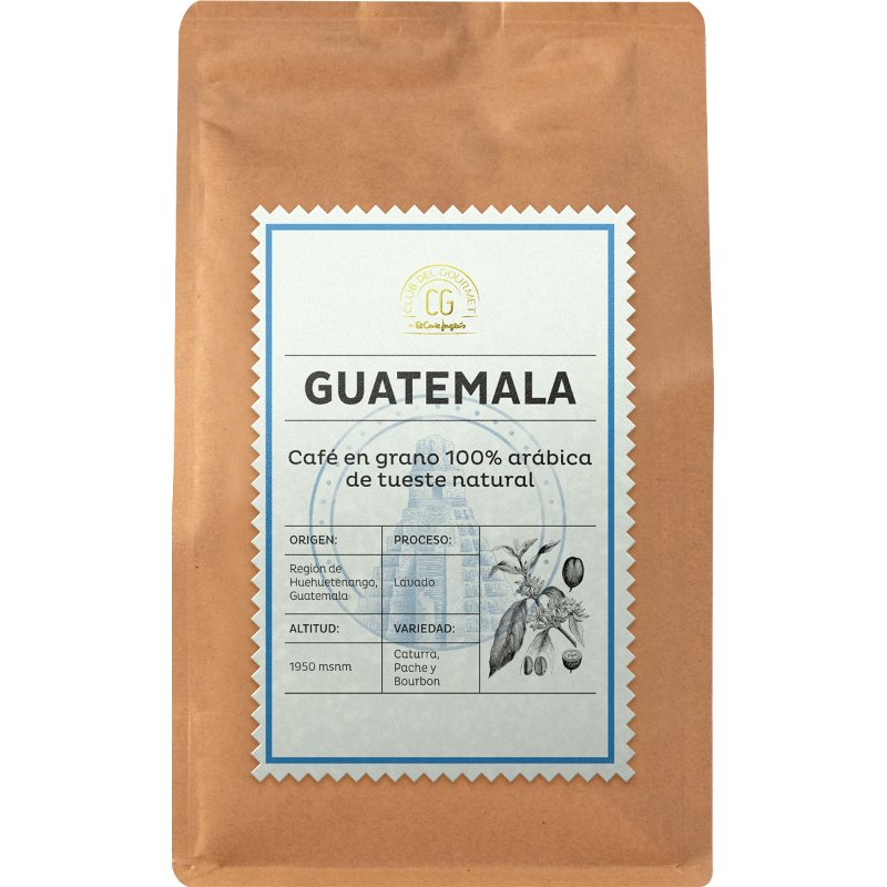 Café Em Grão 100% Arábica Assado Ao Natural Guatemala 250 g