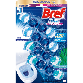 Bloco Sanitário Blue Auto Activ Eucalipto Bref 4 Un