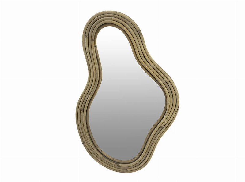 Espelho Decorativo Actuel Rattan 40X25X2Cm