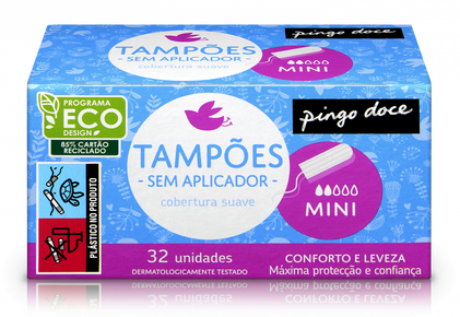 Tampão Digital Mini Pingo Doce 32Un