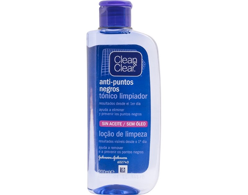 Tónico Clean & Clear Limpeza Pontos Negros 200 ml