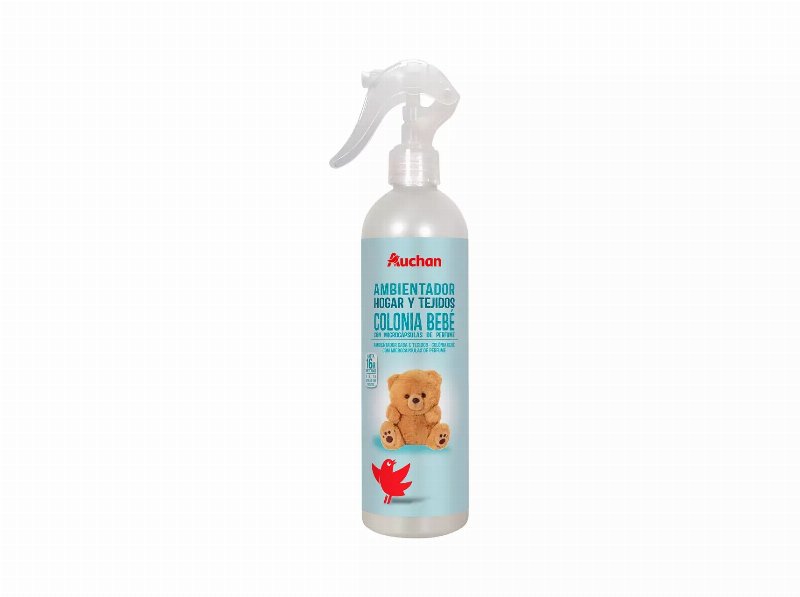 Ambientador De Tecidos Auchan Colónia Bebé 400 ml