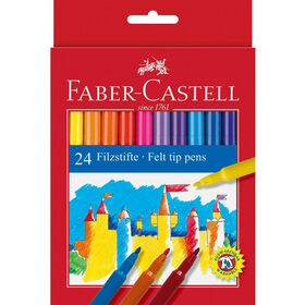 Marcadores De Colorir Finos De Fibra Faber-Castell 24 Un