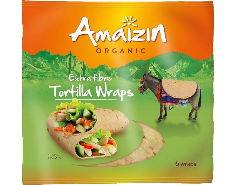 Tortilha Amaizin Wrap Trigo Extra Fibra 6Un 240 g