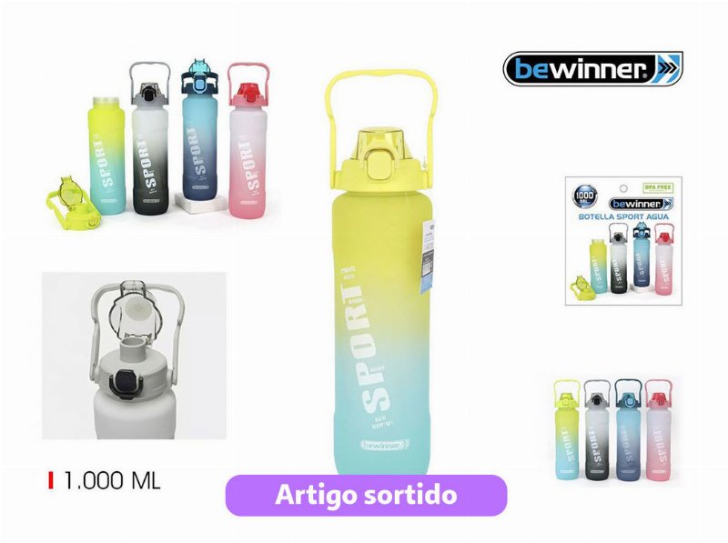 Garrafa De Água Sport 1 l Cores Sortidas