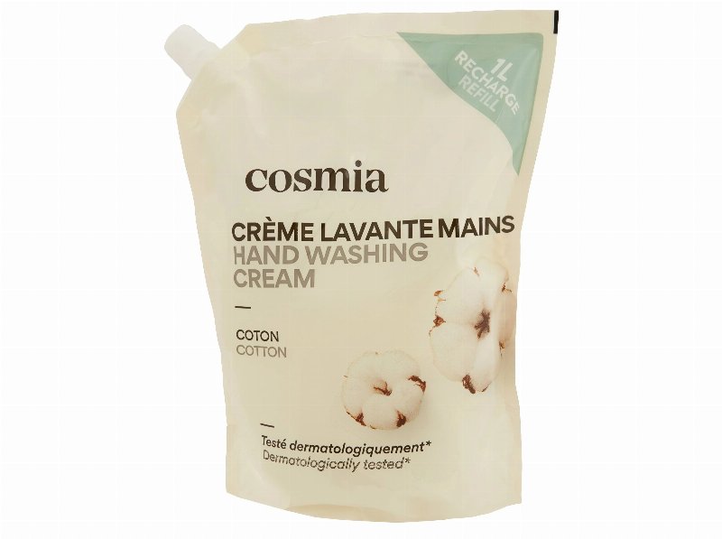Sabonete Líquido Cosmia Recarga Flor Algodão 1 l