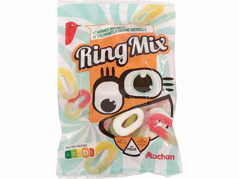 Gomas Auchan Ring Mix 250 g