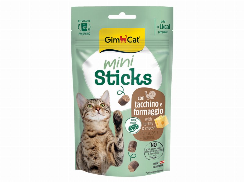 Snack Gato Gimcat Mini Stick Perú+Qj 50 g