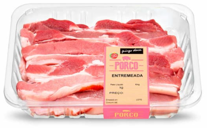 Entremeada De Porco Embalada Pingo Doce 0.6Kg