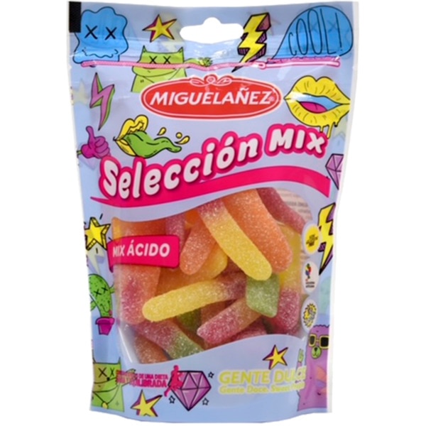Gomas Mix Com Ácido 165 g