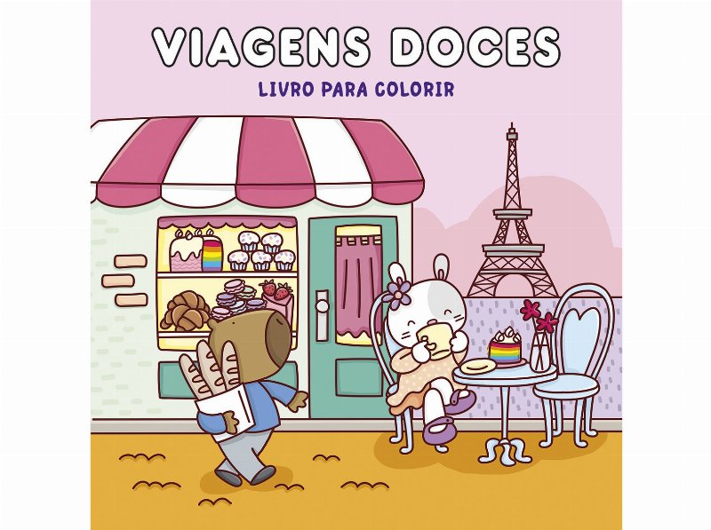 Livro - Viagens Doces Livro Para Colorir