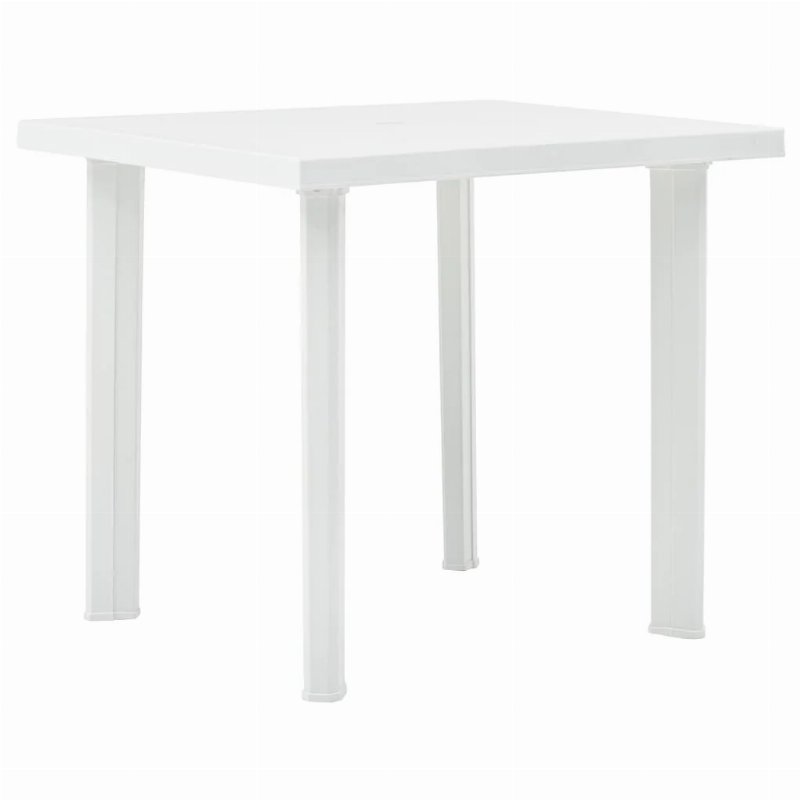 Hkh Mesa De Jardim 80X75X72 Cm Plástico - Branco