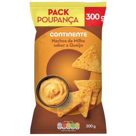 Nachos De Milho Sabor A Queijo Pack Poupança Continente 300 gr